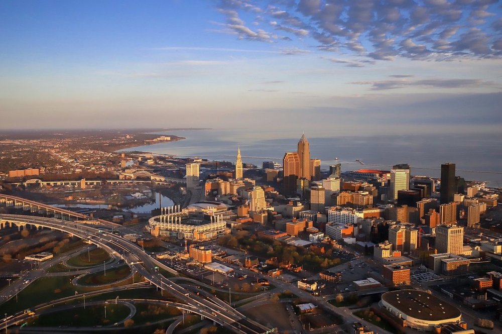 Cleveland skyline-morning April22-2019.jpg