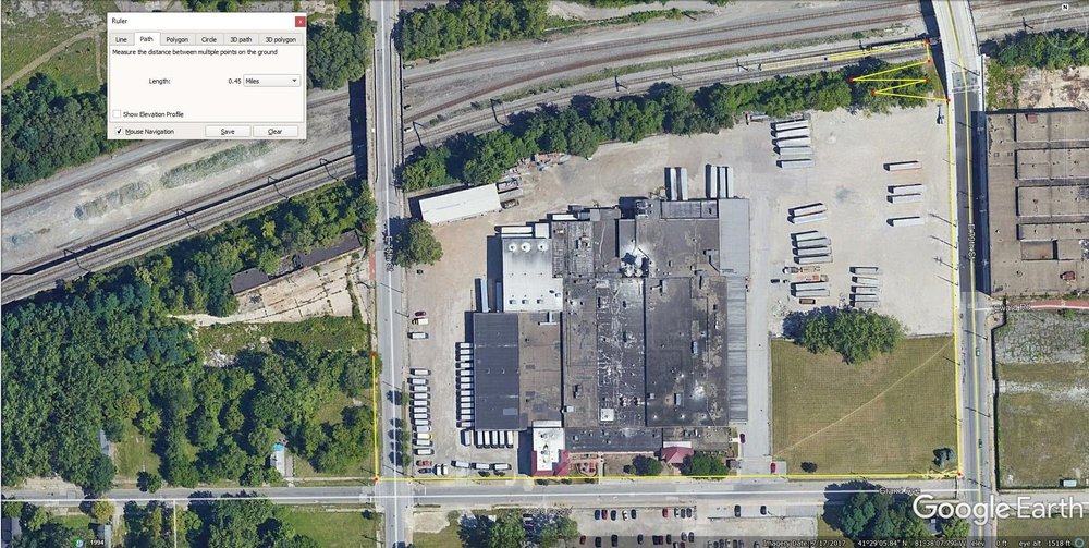 Walking distance-East79th-without walkway.JPG