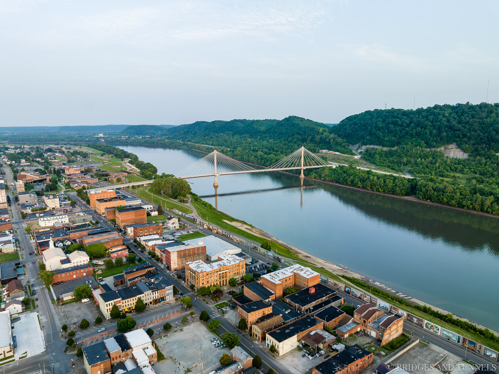 Sunset Along the Ohio River in Portsmouth - May 2023