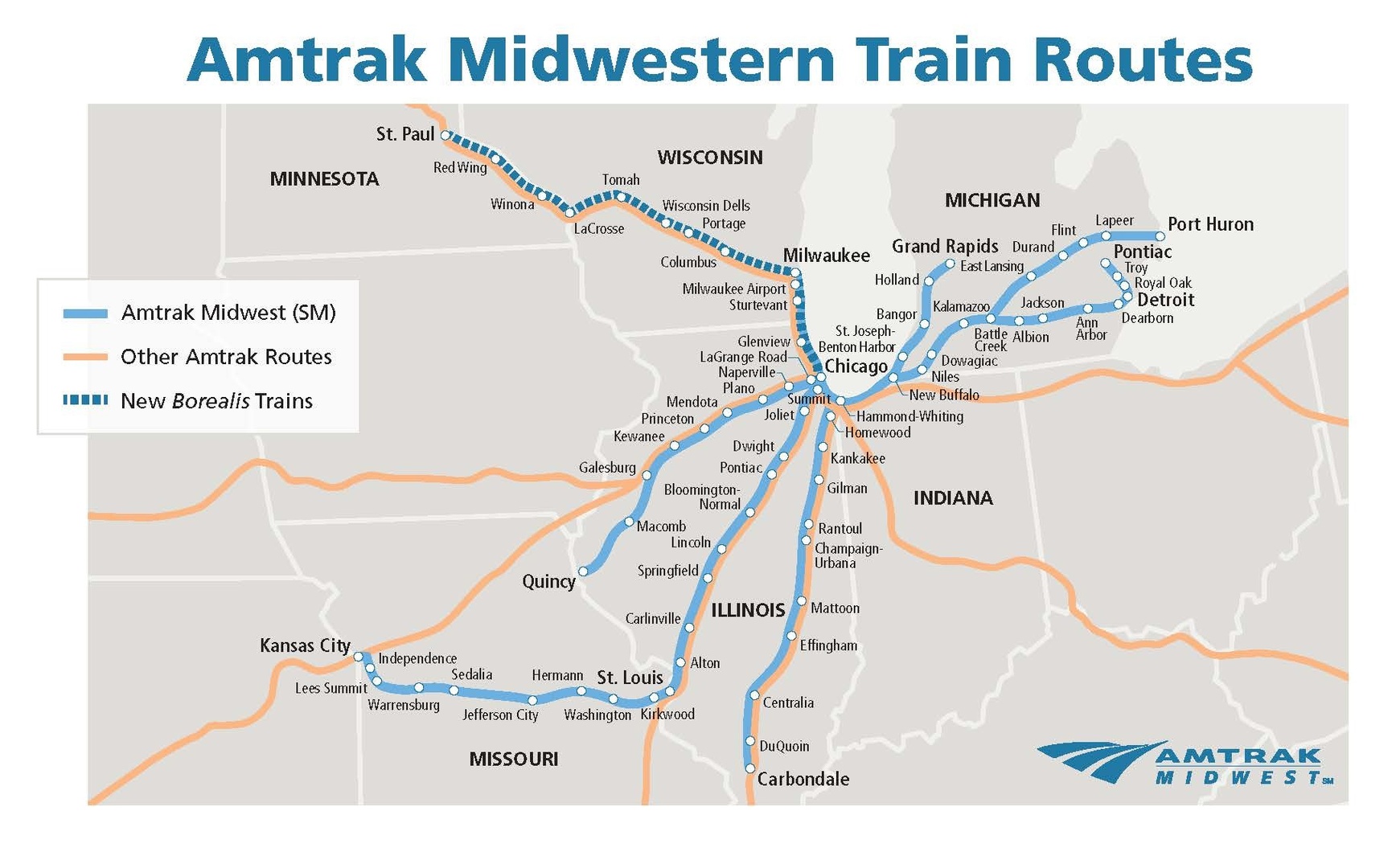 Amtrak Midwest map with Borealis train.jpg